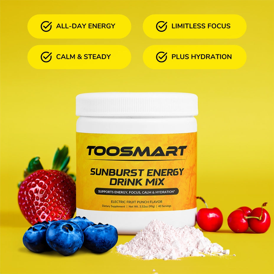 SUNBURST ENERGY DRINK MIX - ELECTRIC FRUIT PUNCH